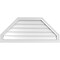 Ekena Millwork Octagonal Top Surface Mount PVC Gable Vent w/ 2"W x 2"P Brickmould Sill Frame, 42"W x 18"H GVPOT42X1803SN - alternate 1